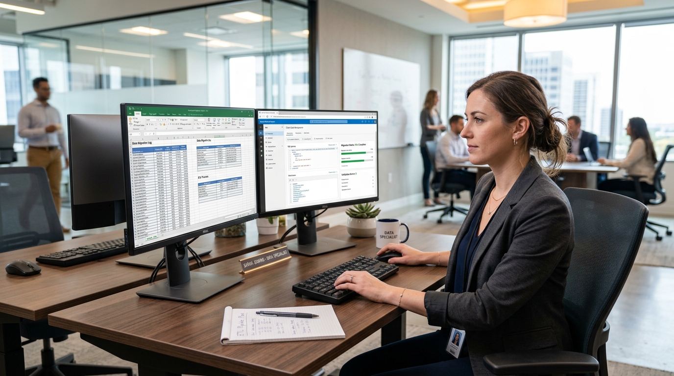 Data Specialist Handling Migration